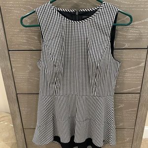 WHBM peplum work blouse. Size 2